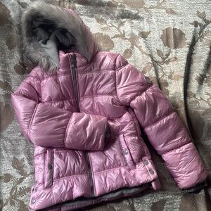 Jessica Simpson Pink Girls Winter Coat